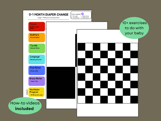 0-1 Month Brain Building Routine Checklist