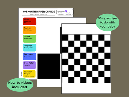 0-1 Month Brain Building Routine Checklist